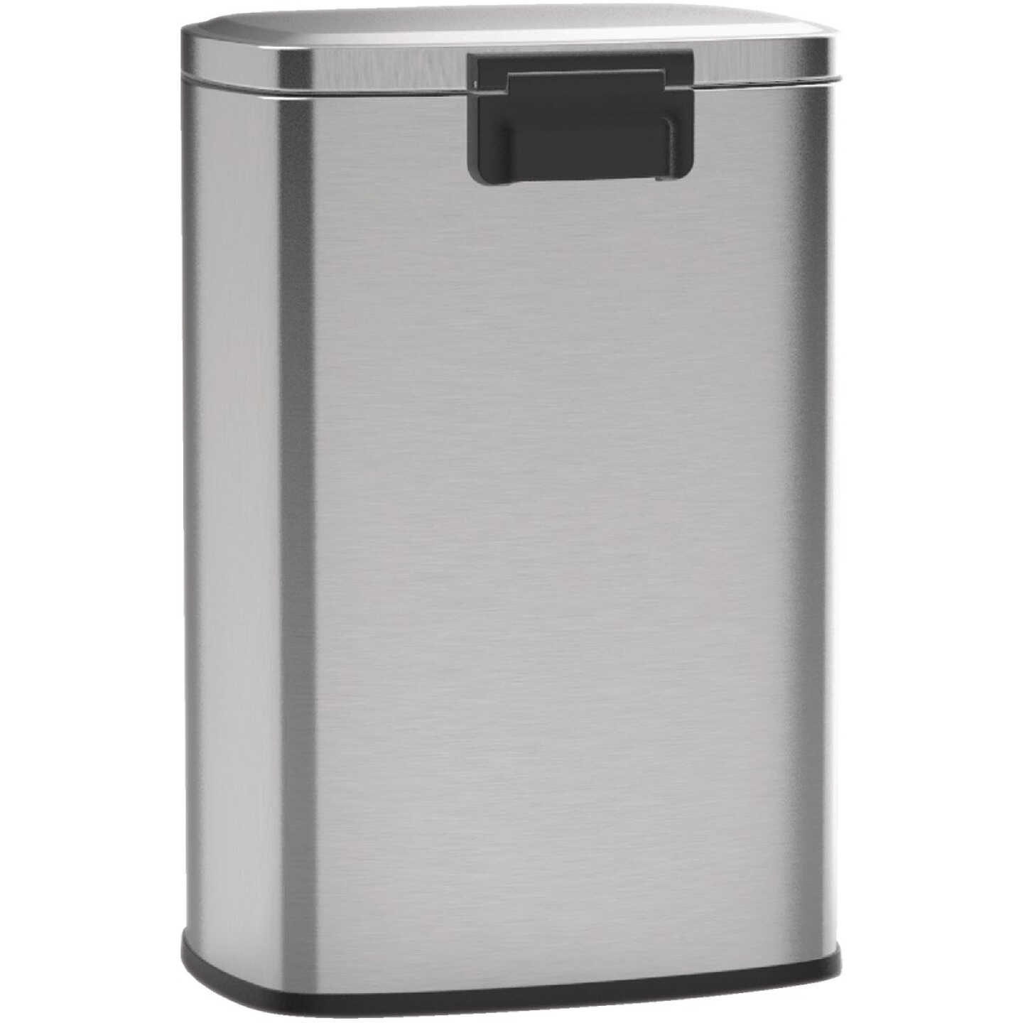 Ninestars 13.2 Gal. Stainless Steel Foot Pedal Trash Can Image 3