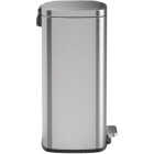 Ninestars 13.2 Gal. Stainless Steel Foot Pedal Trash Can Image 5