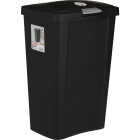 Sterilite 13 Gal. Black TouchTop Wastebasket Image 1