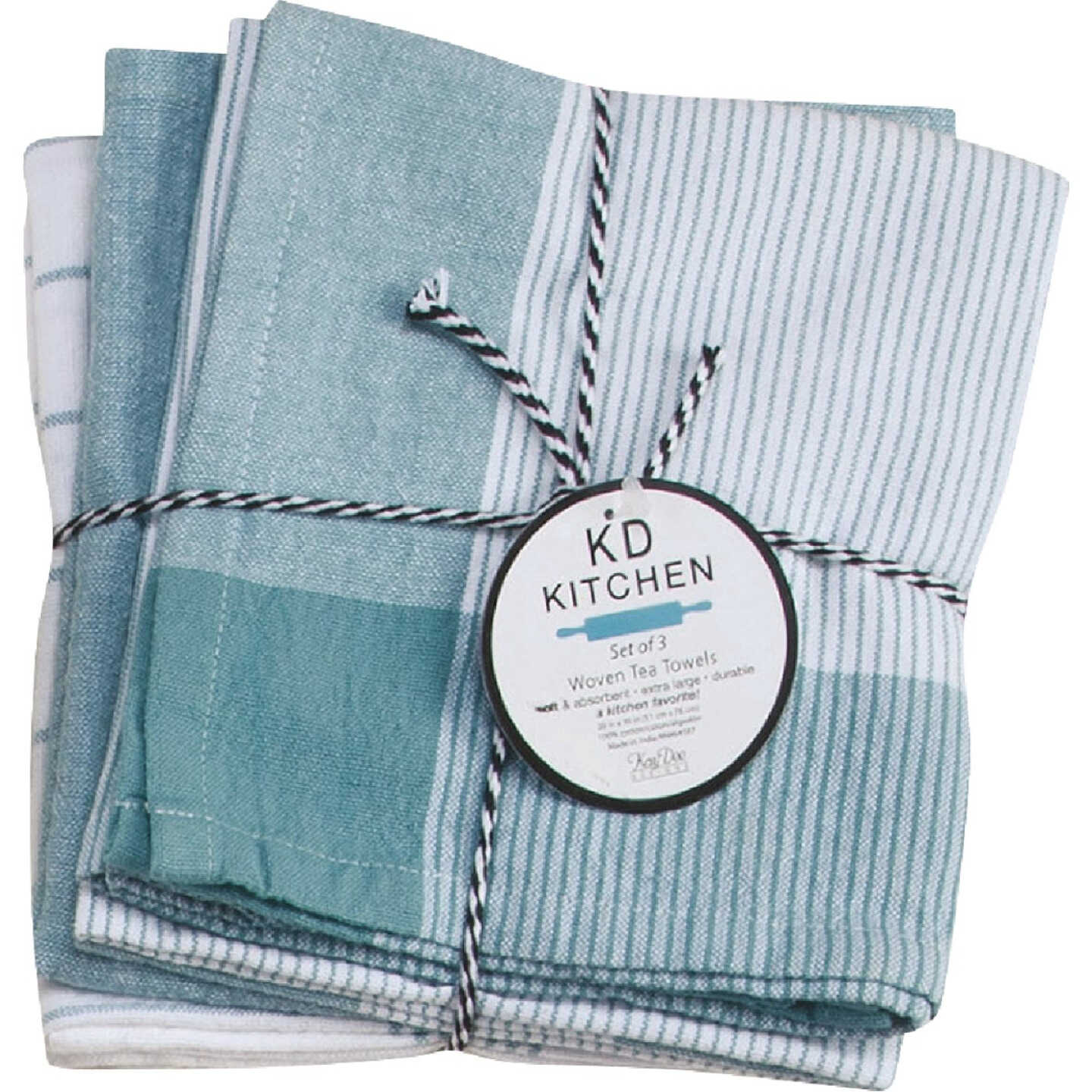 Kay Dee Designs Aqua Haze Tea Towel (3-Pack) Image 1