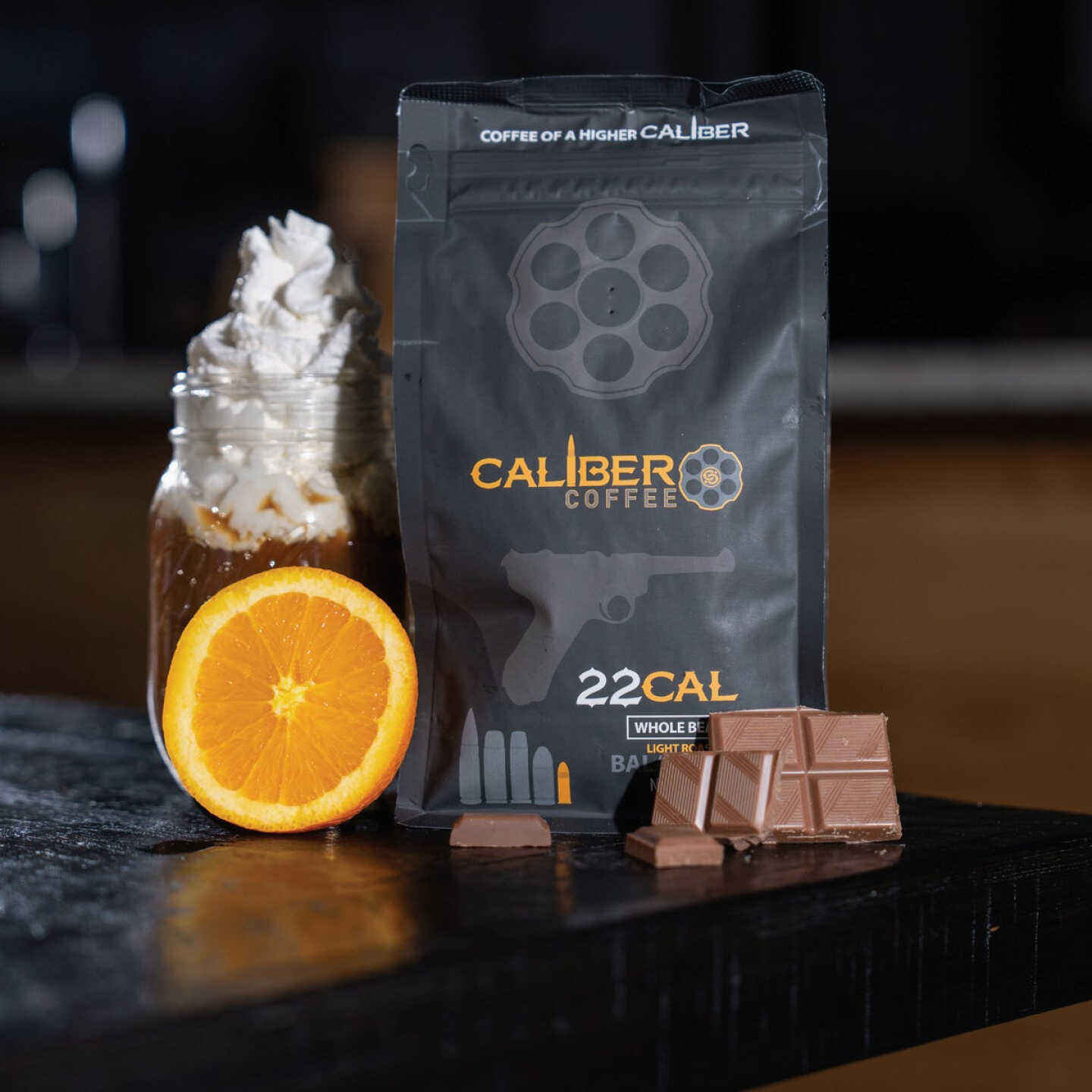 Caliber Coffee .22 Cal Ground Light Roast, 12 Oz. Bag Image 2