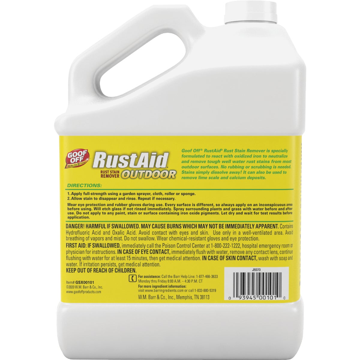 Goof Off 1 Gal. Outdoor Rust Stain Remover Image 4