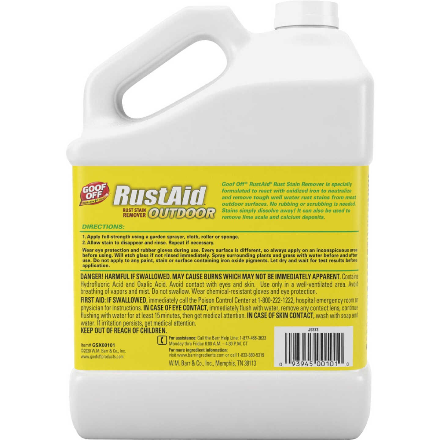 Goof Off 1 Gal. Outdoor Rust Stain Remover Image 4