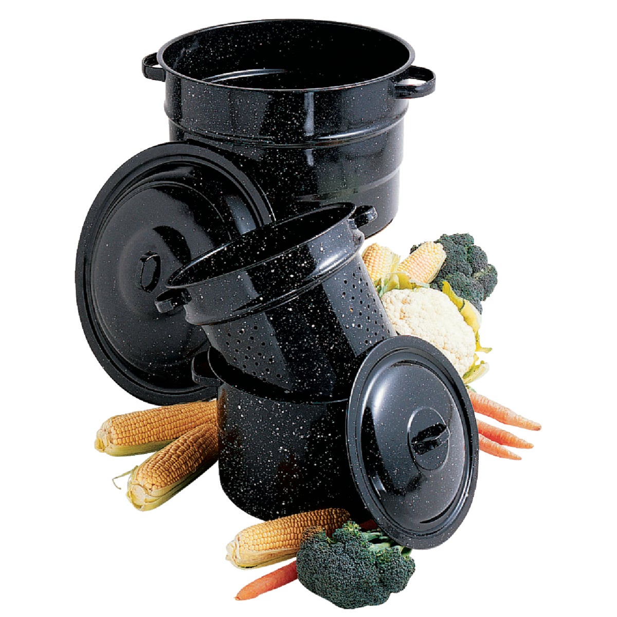 GraniteWare 7.25 Qt. Black Blancher Image 2