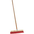 Harper 24 In. Red Bordered Indoor/Outdoor Block Push Broom Image 1
