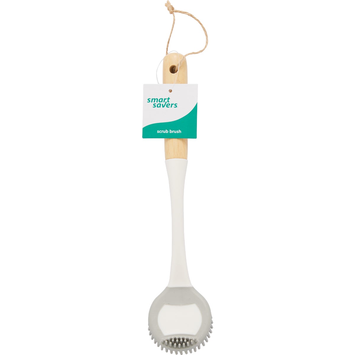 Smart Savers Wood Handle Scrub Brush