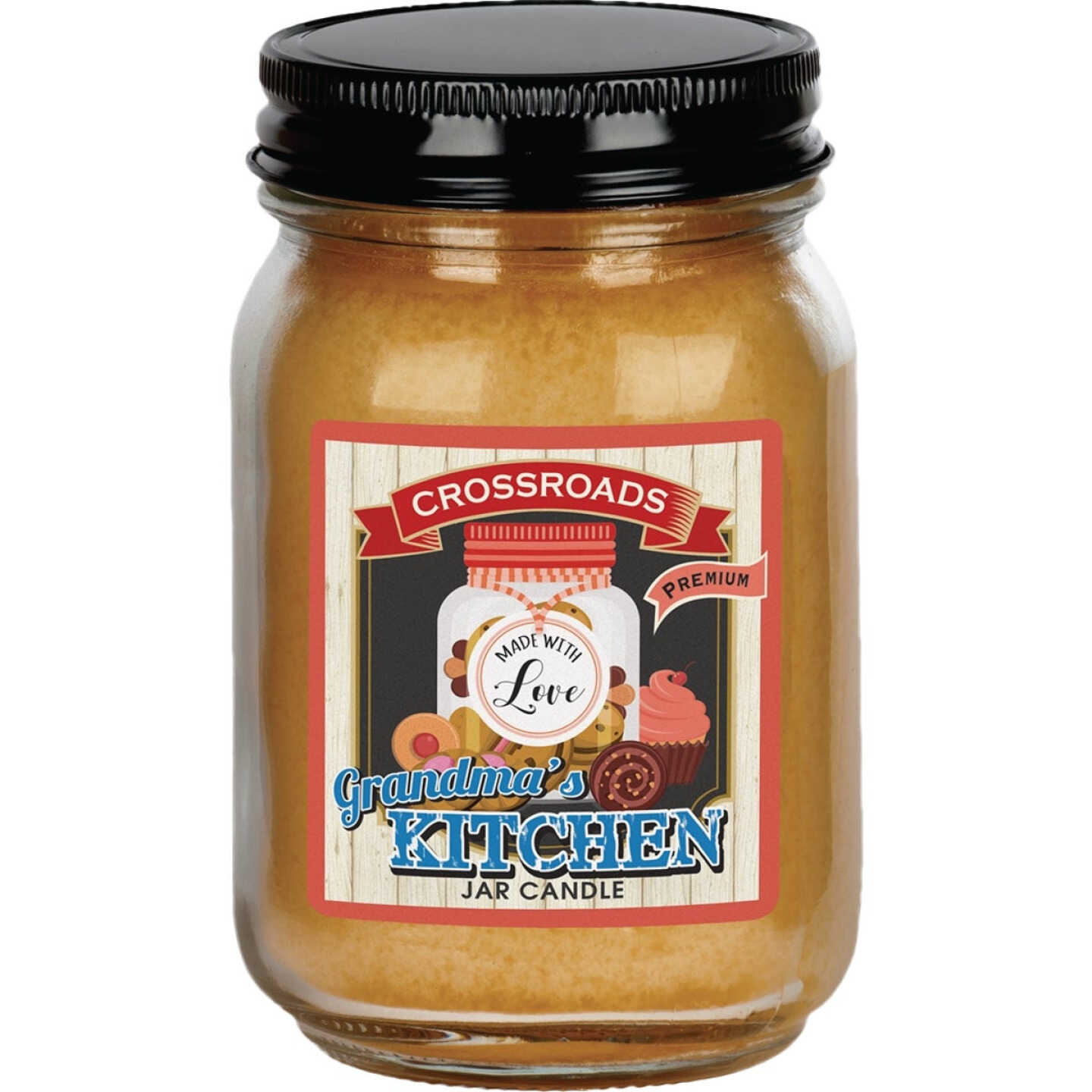 Crossroads Original Designs 12 Oz. Jar Candle, Grandma's Kitchen Image 1