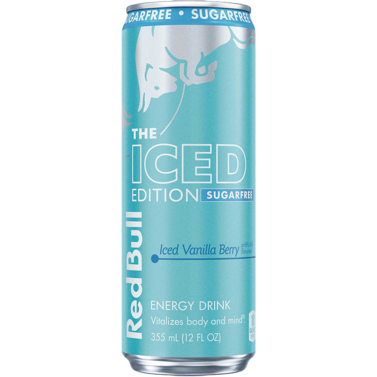 Red Bull 12 Oz. Sugar-Free Iced Vanilla Berry Energy Drink Image 1