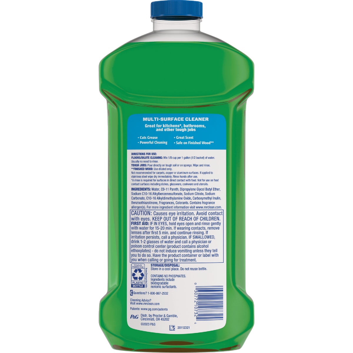 Mr. Clean 41 Oz. Gain Original Scent 2X Concentrated Multi-Surface Cleaner Image 3