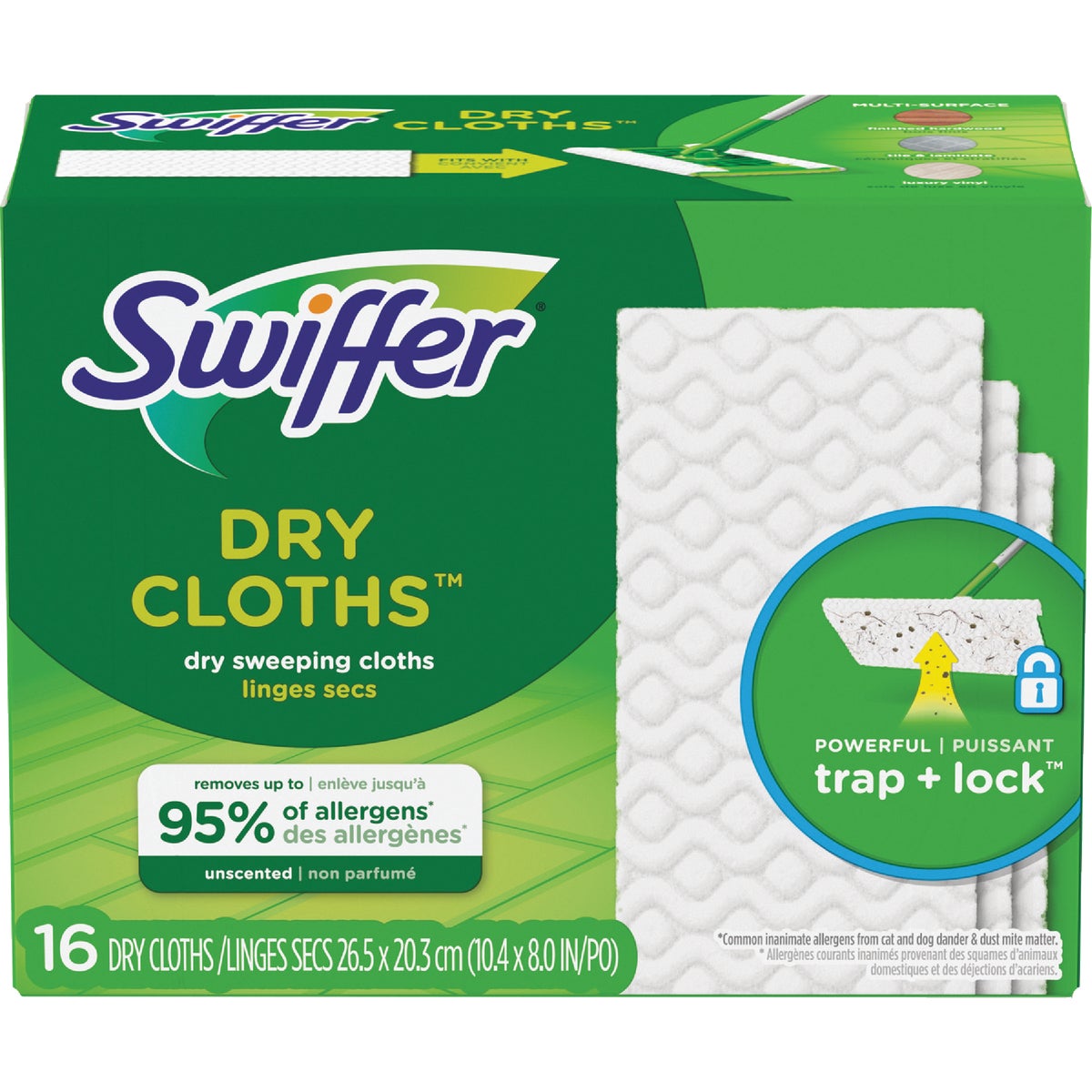 Swiffer Sweeper Dry Cloth Mop Refill (16-Count)
