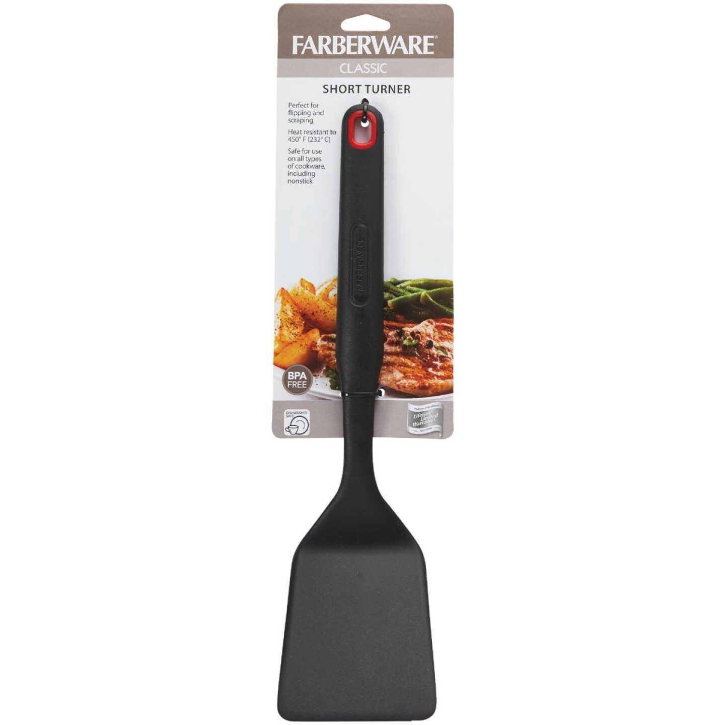 Farberware 12.25 In. Classic Black Nylon Solid Turner Image 2