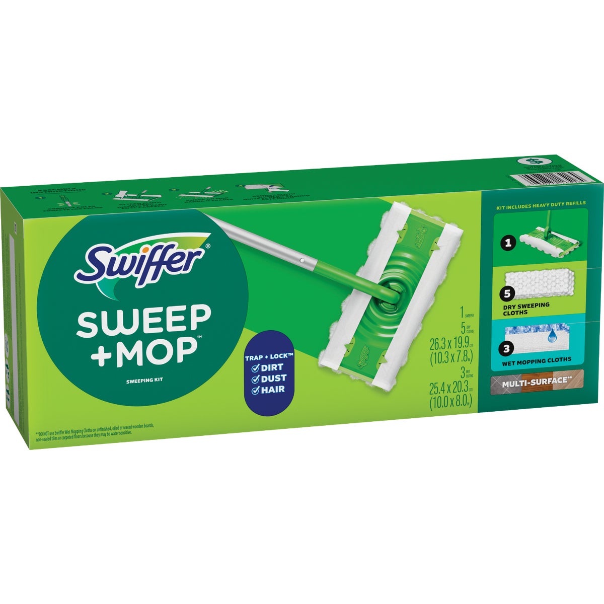 Swiffer Sweeper Multi-Surface Dry + Wet Starter Kit Image 2