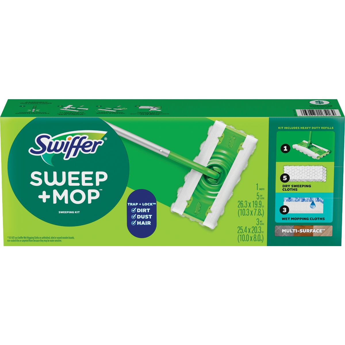 Swiffer Sweeper Multi-Surface Dry + Wet Starter Kit