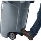 Rubbermaid Commercial Brute 44 Gal. Gray Vented Wheeled Container Image 3