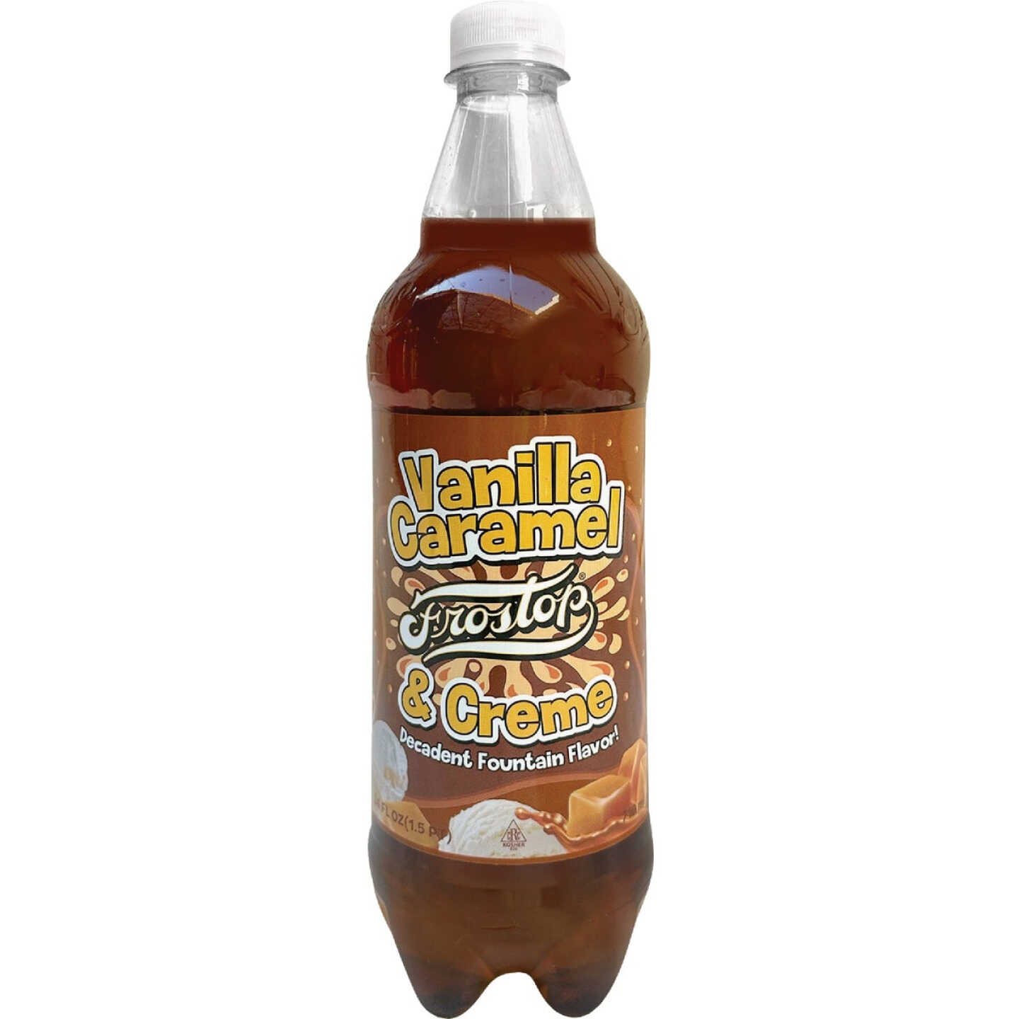 Frostop 24 Oz. Vanilla Caramel Cream Soda Image 1
