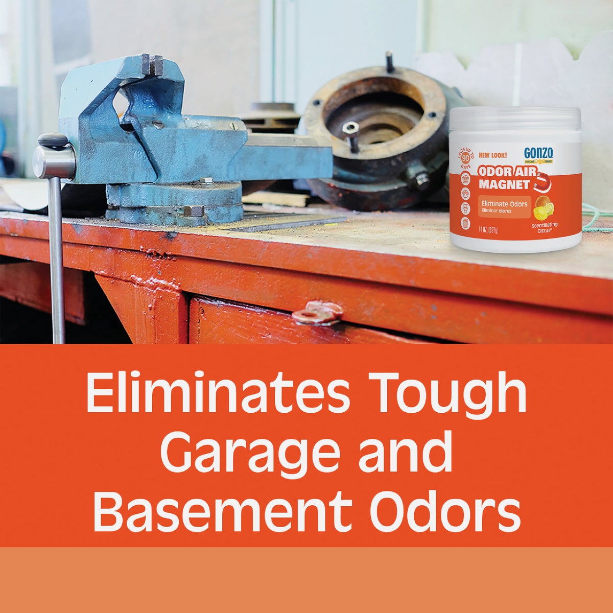 Gonzo Natural Magic 14 Oz. Citrus Gel Air Freshener Image 4