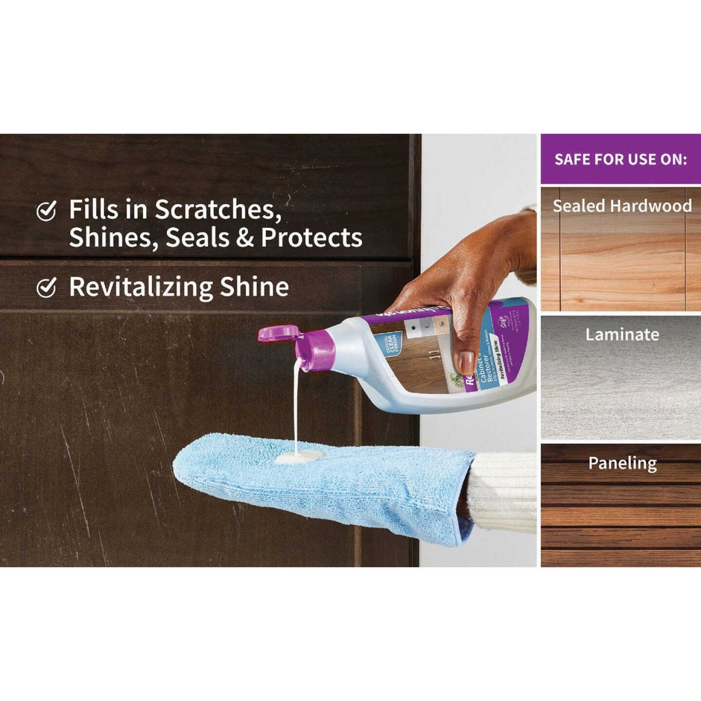 Rejuvenate 16 In. Cabinet & Furniture Restorer with Mitt Image 4