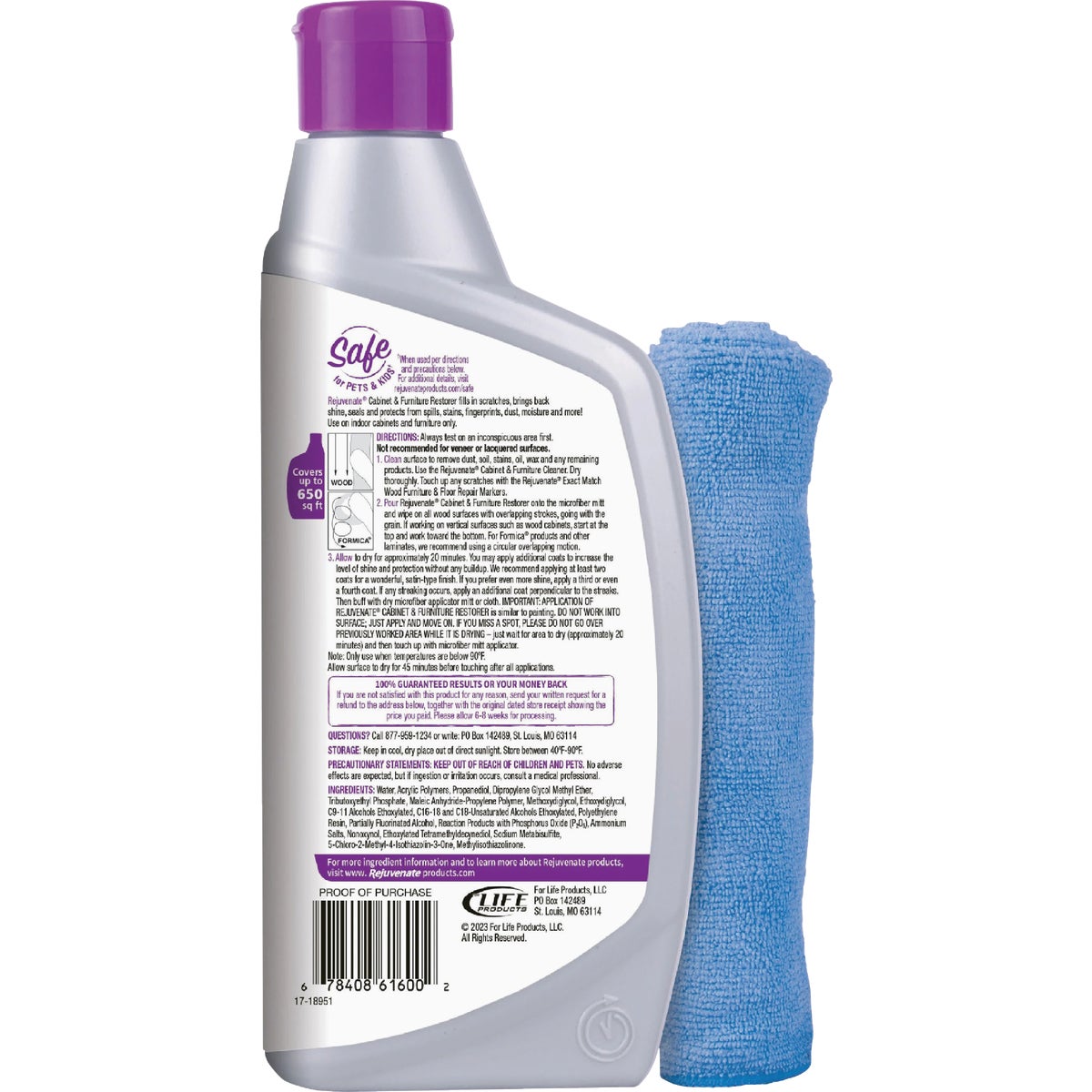 Rejuvenate 16 In. Cabinet & Furniture Restorer with Mitt Image 6