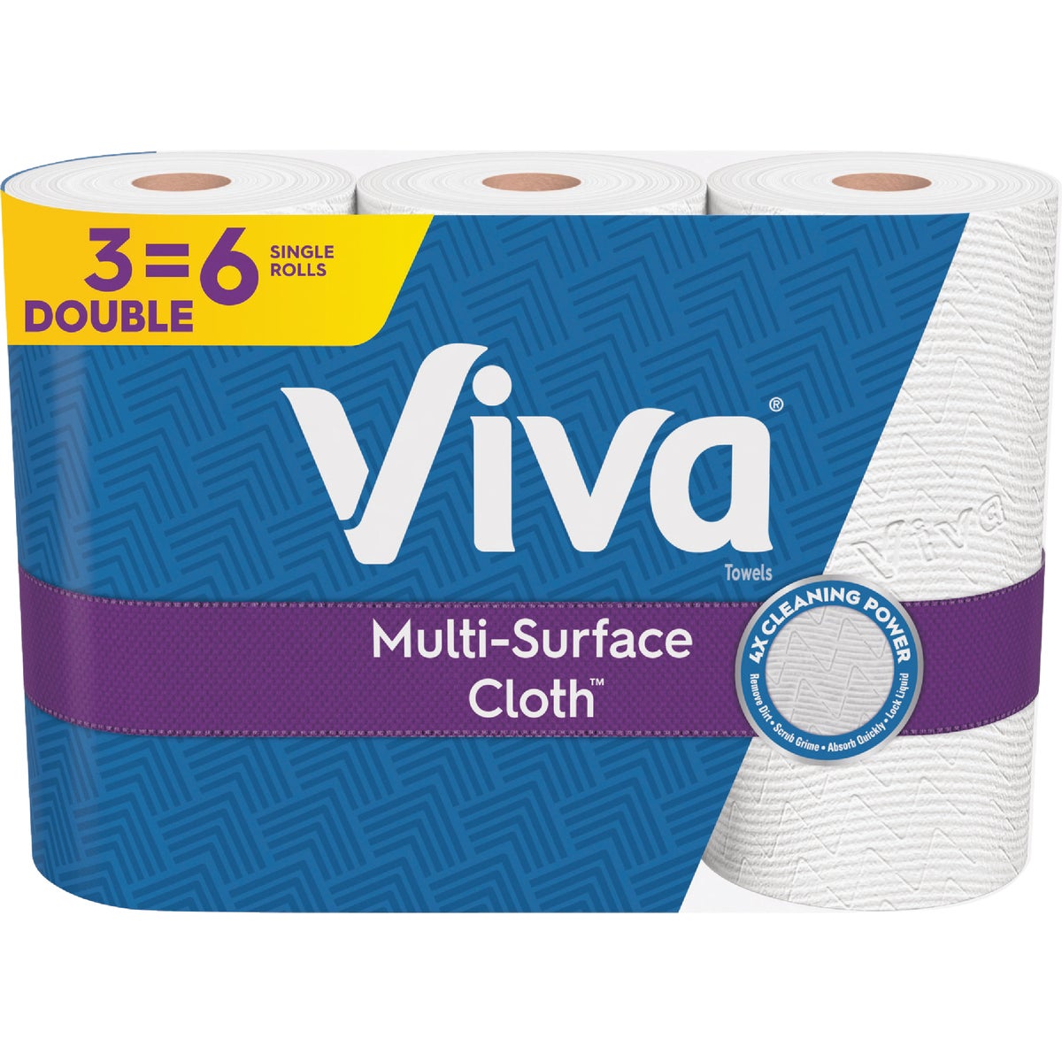 Viva Multi-Surface Cloth Choose-A-Sheet Paper Towels (3 Double Rolls) Image 4