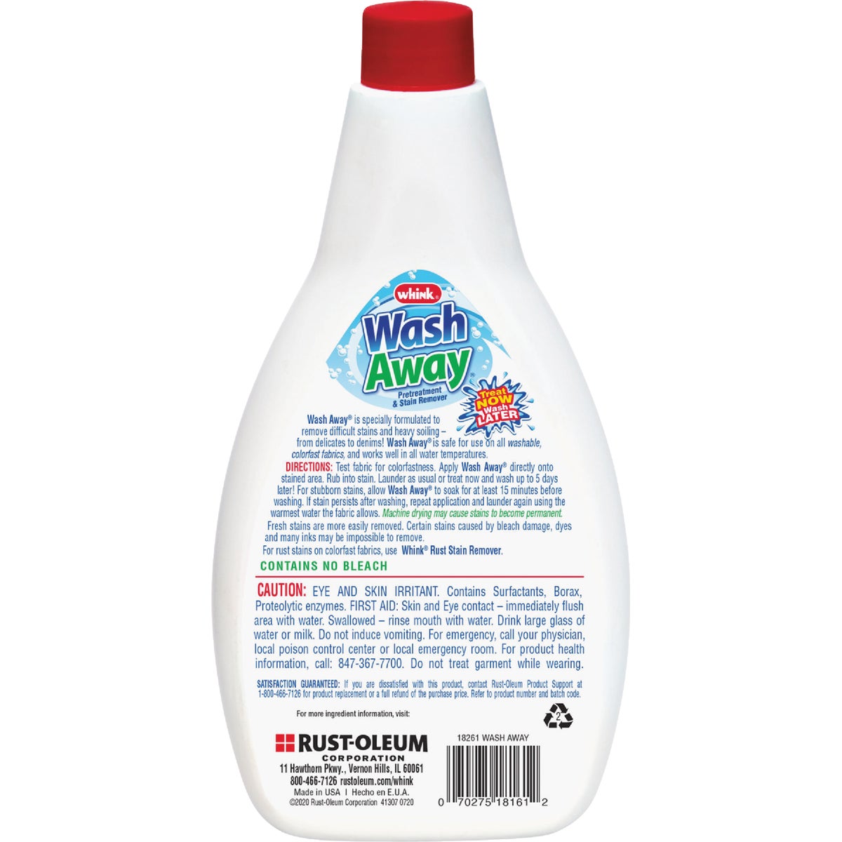 Whink Wash Away 16 Oz. Laundry Stain Remover Image 2