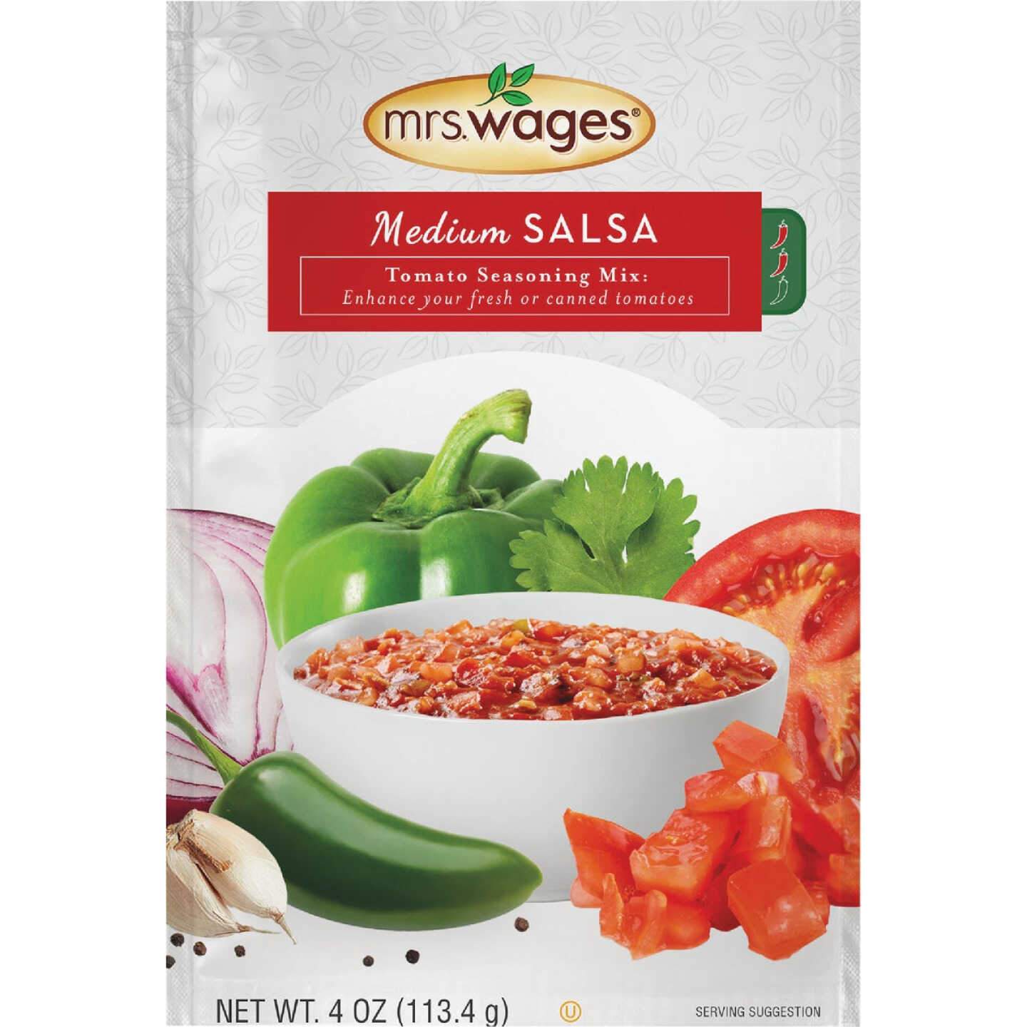 Mrs. Wages 4 Oz. Medium Salsa Tomato Mix Image 1