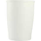 iDesign Kent 2 Gal. White Oval Wastebasket Image 2