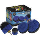 Drillbrush Pool & Marine Medium Blue Drill Brush (4 Piece) Image 1
