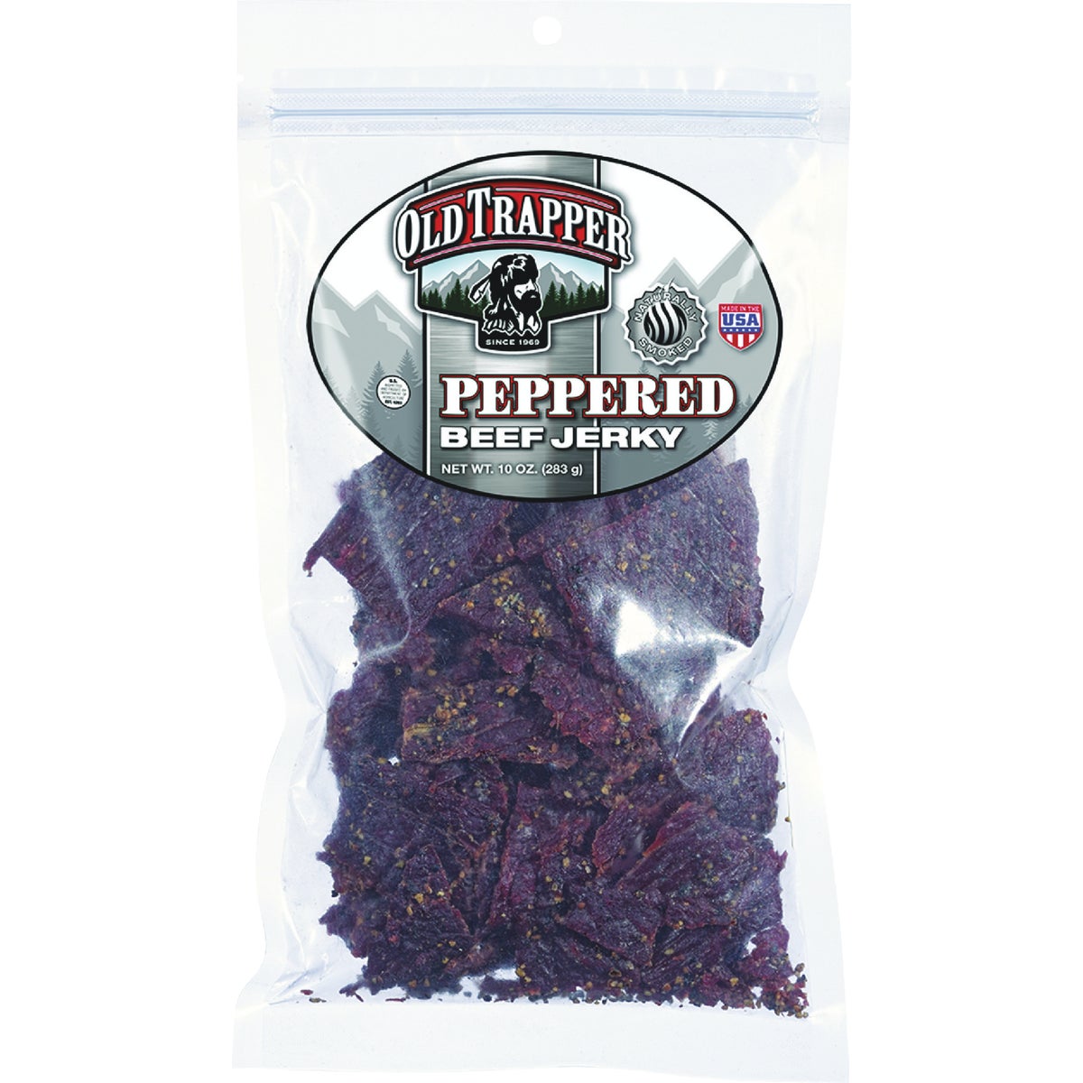 Old Trapper 10 Oz. Peppered Beef Jerky Image 6
