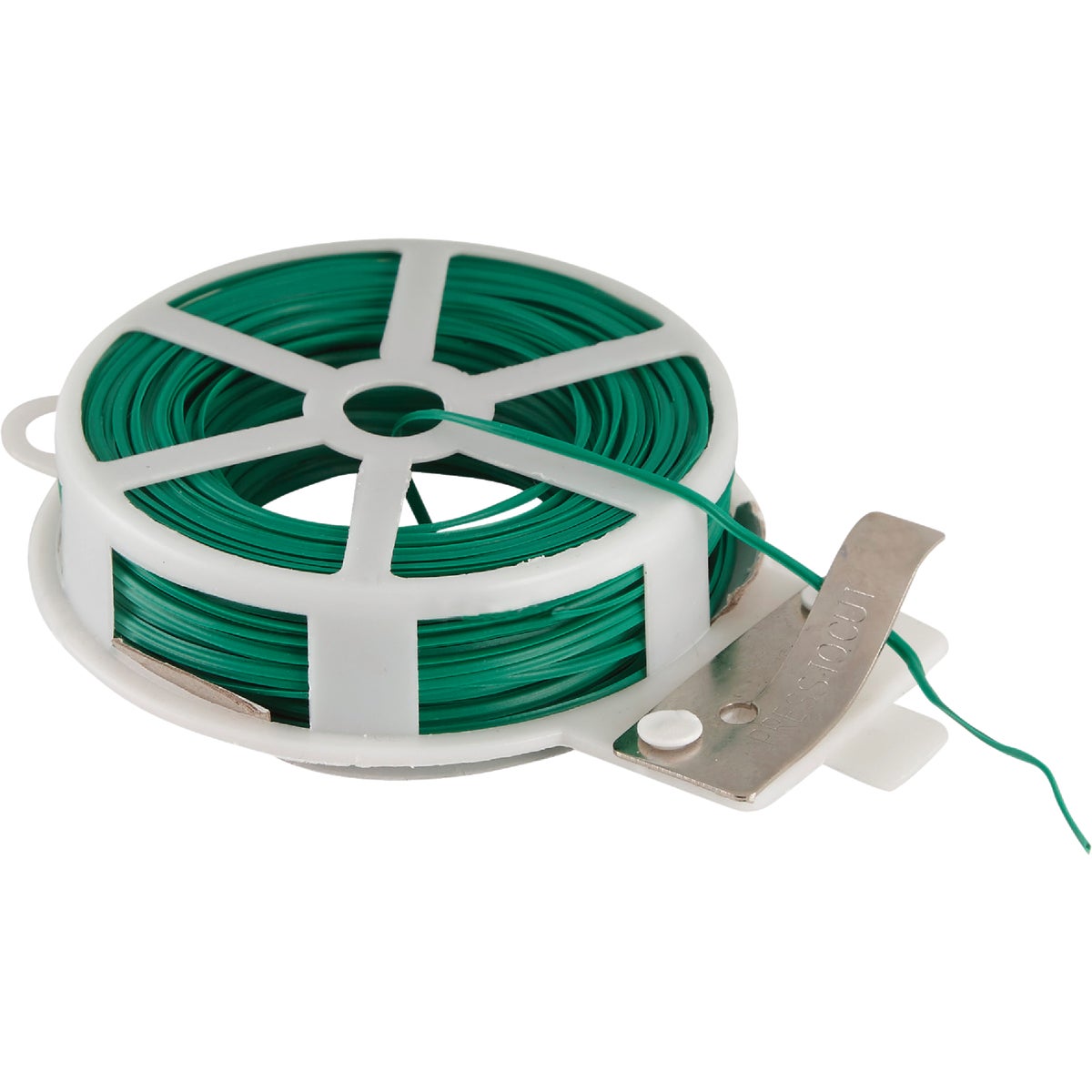 Smart Savers 100 Ft. Green Rubber Twist Tie Image 2