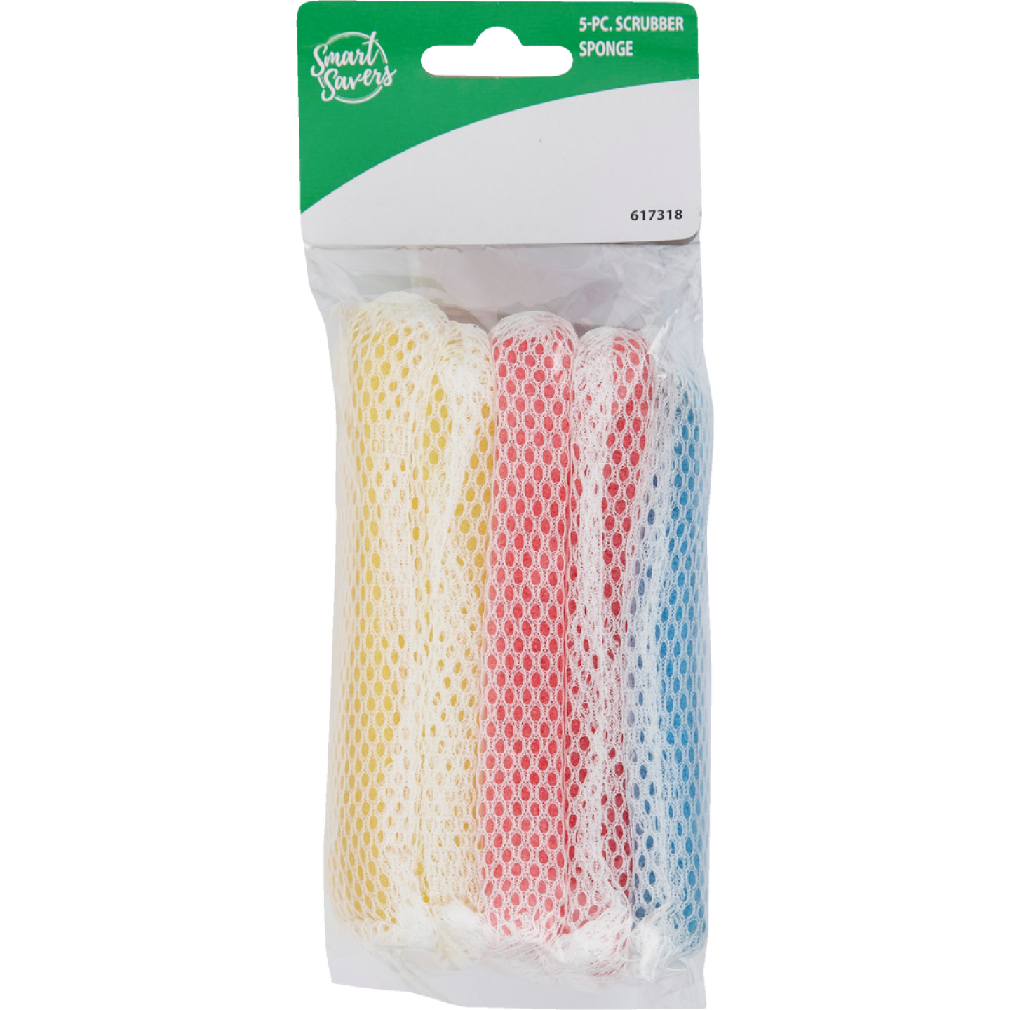 Smart Savers 5 In. x 2.7 In. Scrub Sponge (5-Count) Image 2