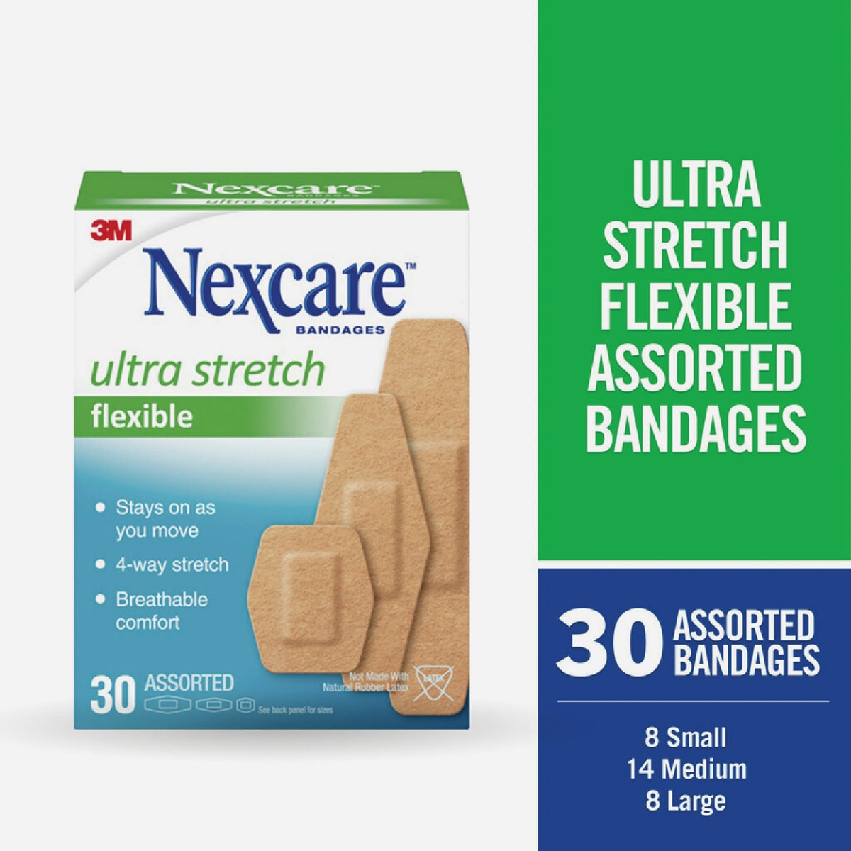 Nexcare Ultra Stretch Bandages, Assorted Image 4