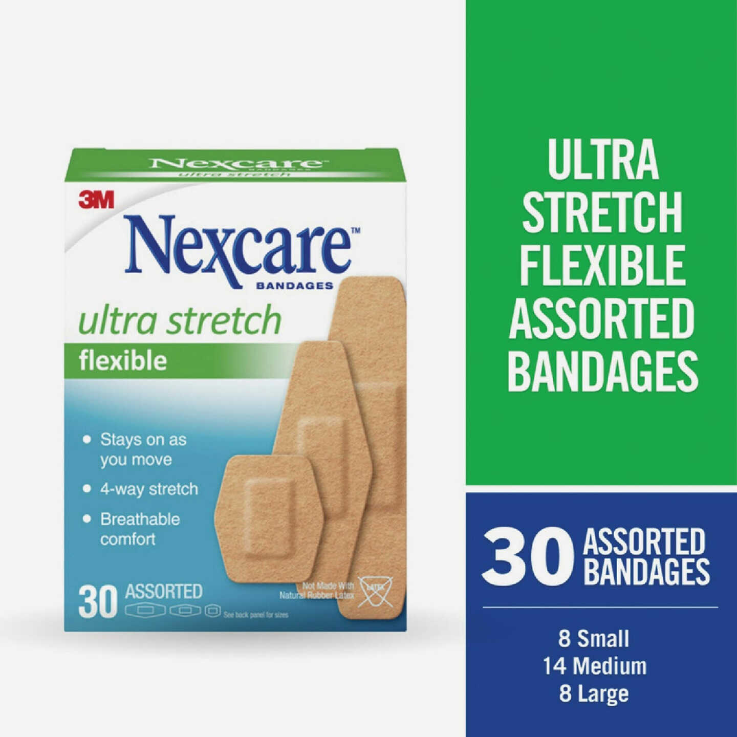 Nexcare Ultra Stretch Bandages, Assorted Image 4