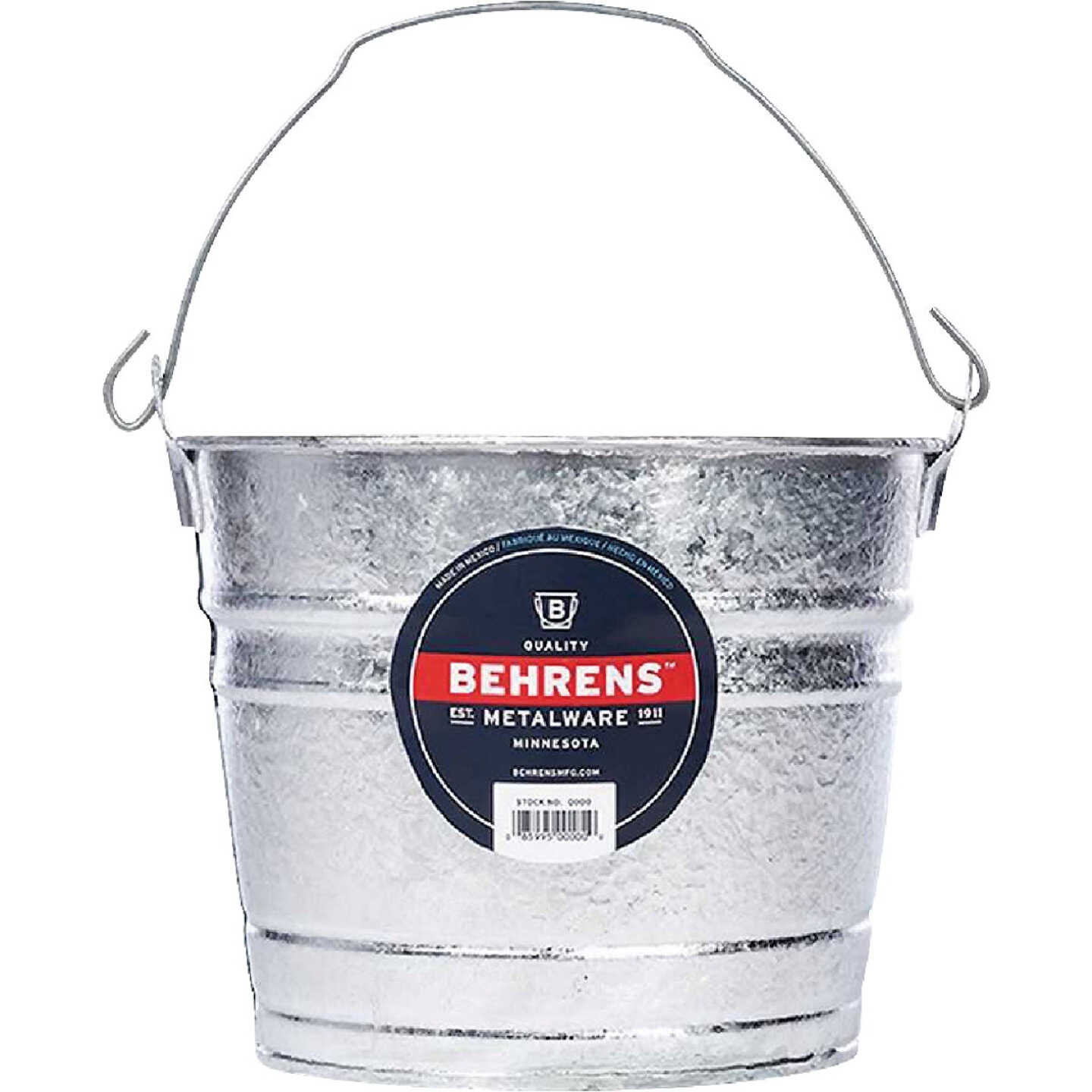 Behrens 5 Qt. Hot-Dipped Steel Pail Image 1