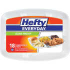 Hefty Everyday 11.7 In. x 9 In. Compartment Foam Plate (18-Count) Image 1