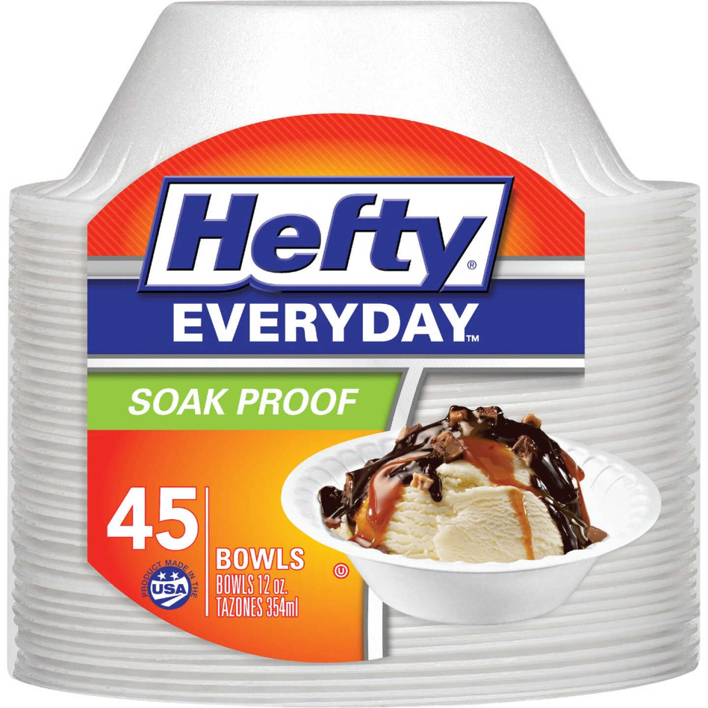 Hefty Everyday 12 Oz. Foam Bowl (45-Count) Image 1