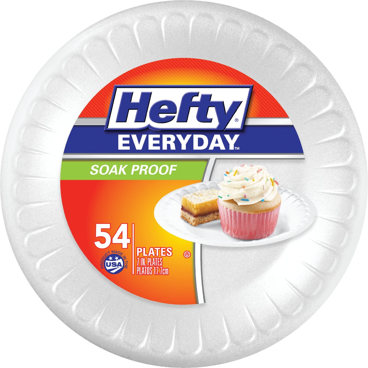 Hefty Everyday 7 In. Foam Plate (54-Count)