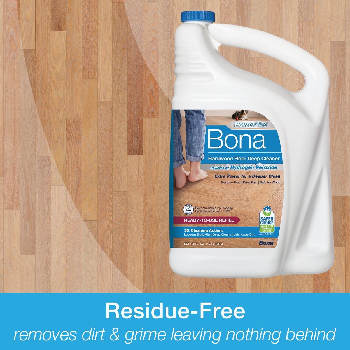 Bona PowerPlus 128 Oz. Ready-To-Use Hardwood Floor Cleaner Refill Image 8