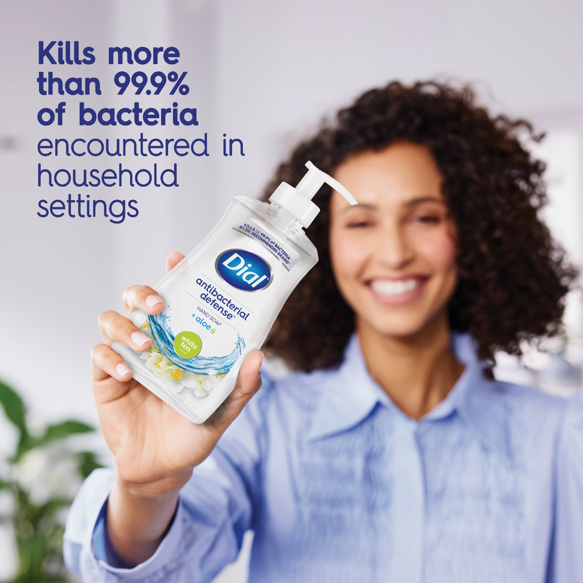 Dial Antibacterial Defense 11 Oz. White Tea & Vitamin Liquid Hand Soap Image 5