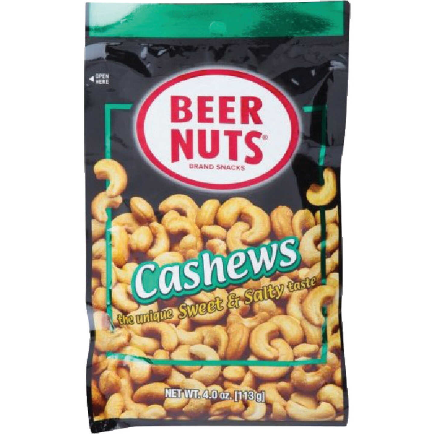 Beer Nuts 4 Oz. Sweet & Salty Cashews Image 1