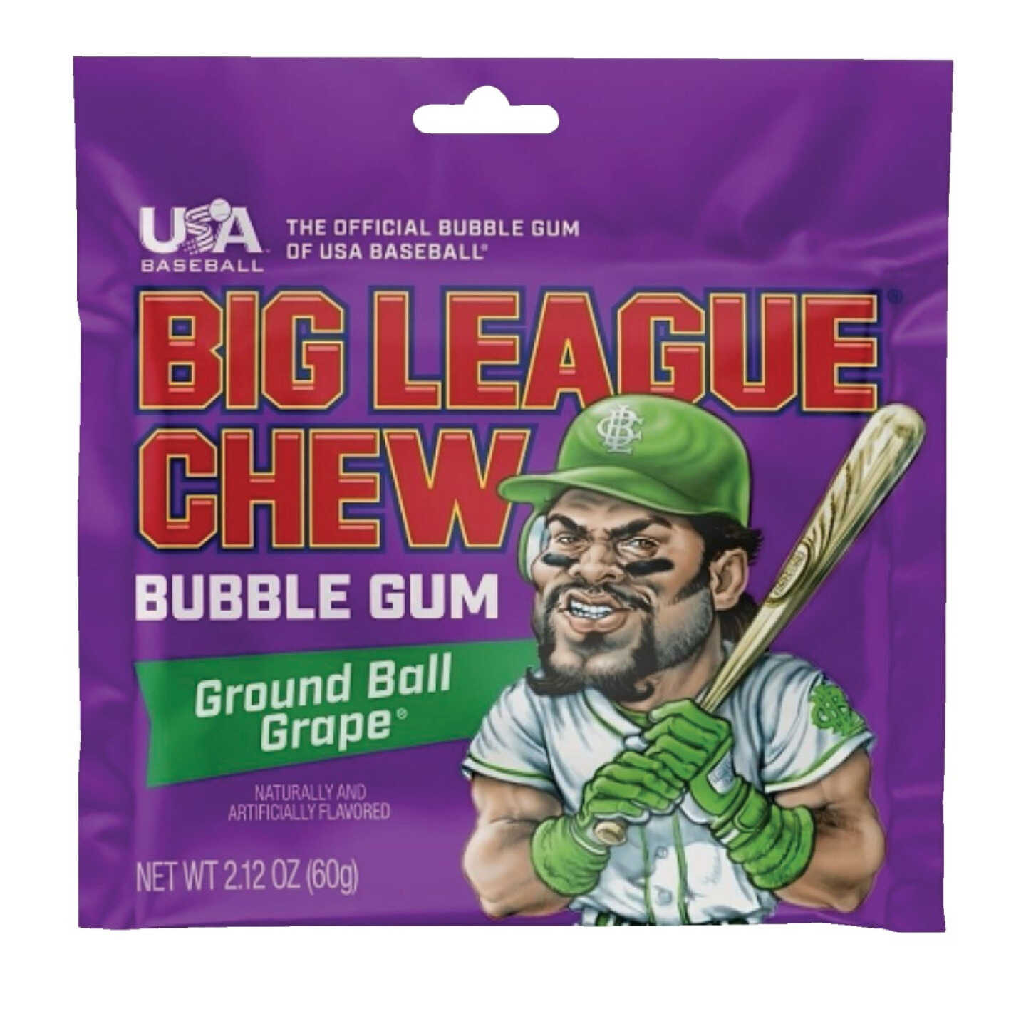 Big League Chew 2.12 Oz. Grape Bubble Gum Image 1
