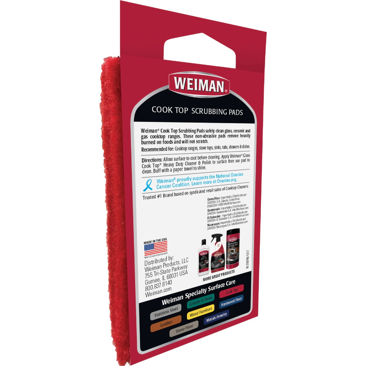 Weiman Cook Top Scrubbing Pad (3 Count) Image 2