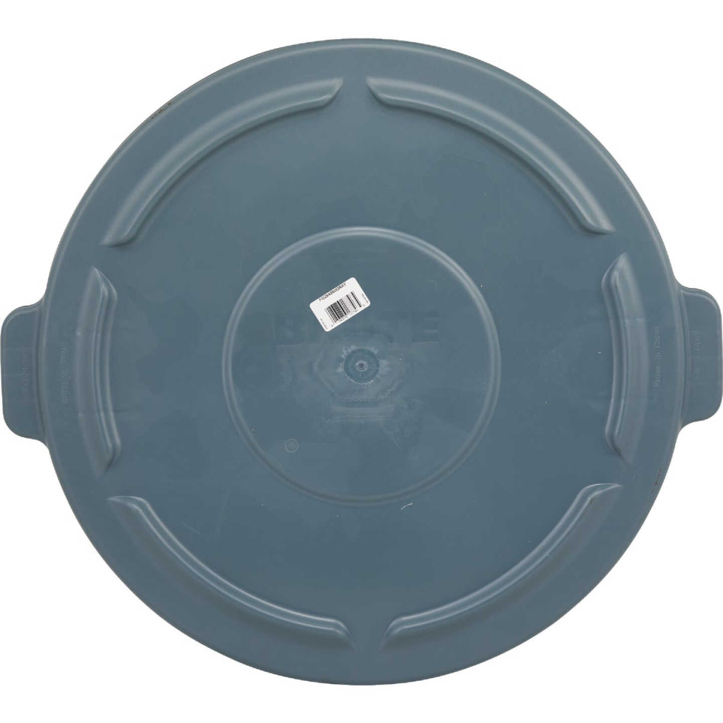 Rubbermaid Commercial Brute Gray Trash Can Lid for 44 Gal. Trash Can Image 2