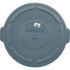Rubbermaid Commercial Brute Gray Trash Can Lid for 32 Gal. Trash Can Image 2