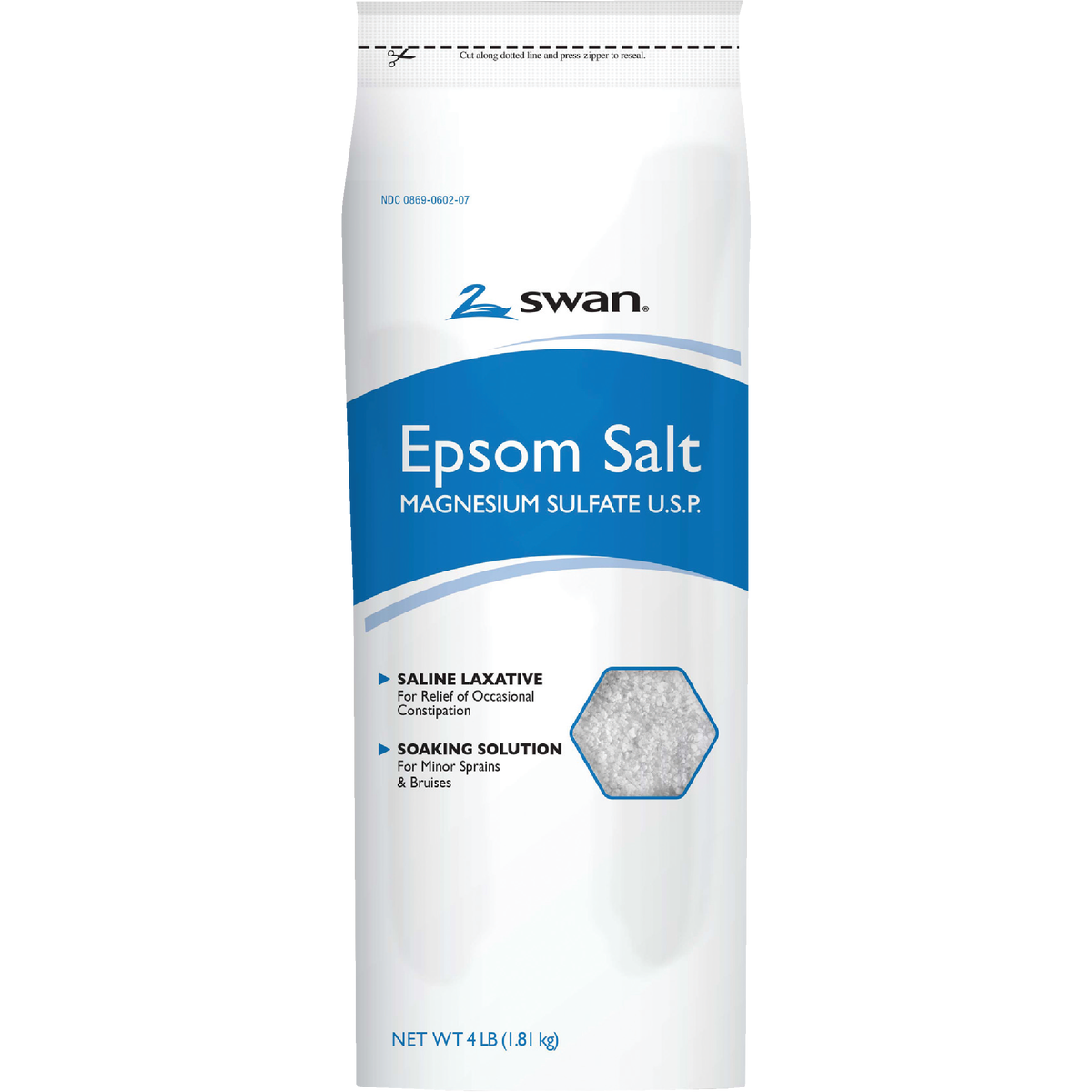 Swan Epsom Salt, 4 Lb.