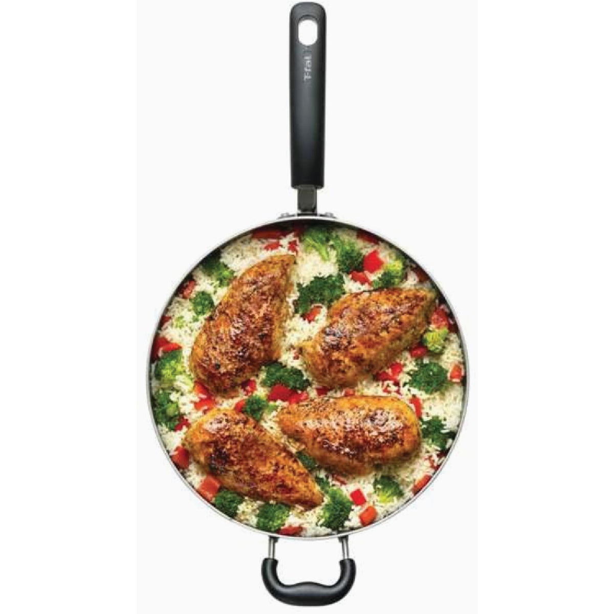 T-Fal Essentials 5 Qt. Black Non-Stick Jumbo Cooker with Lid Image 2