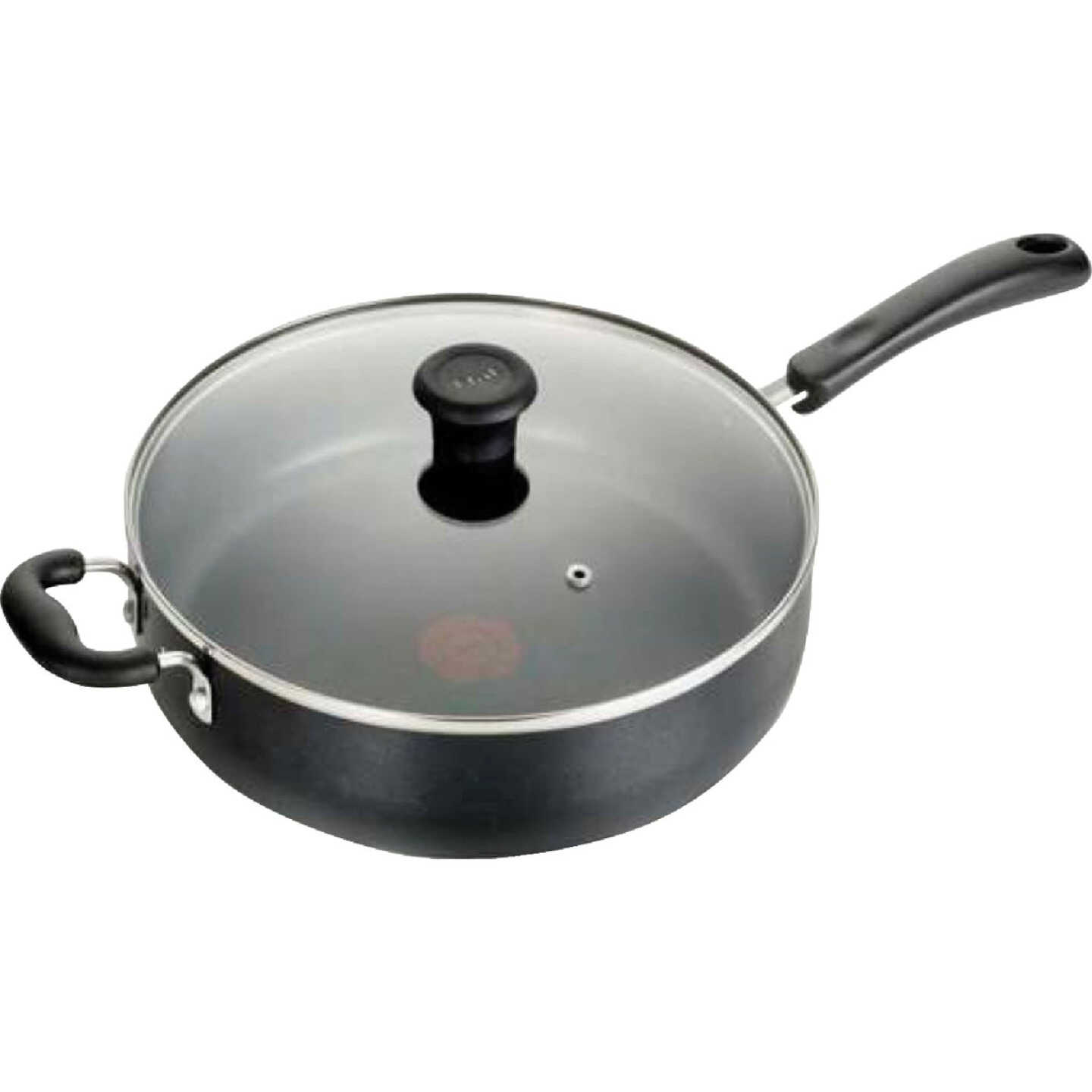 T-Fal Essentials 5 Qt. Black Non-Stick Jumbo Cooker with Lid Image 1