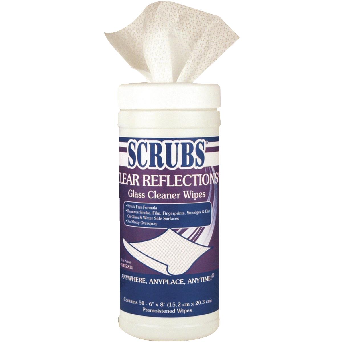 50CT GLASS CLEANER WIPE