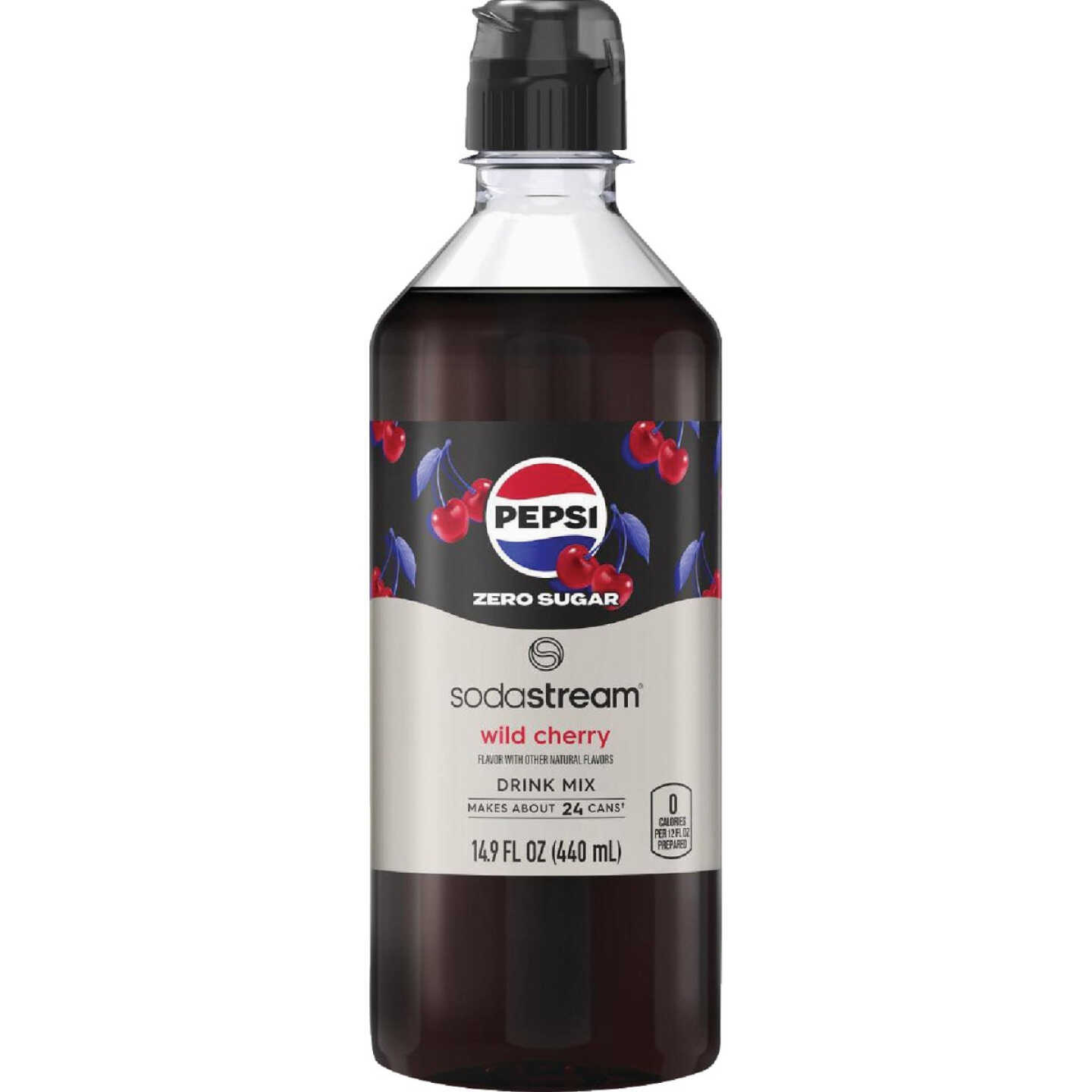 SodaStream 14.9 Oz. Pepsi Wild Cherry Zero Sugar Drink Mix Image 1