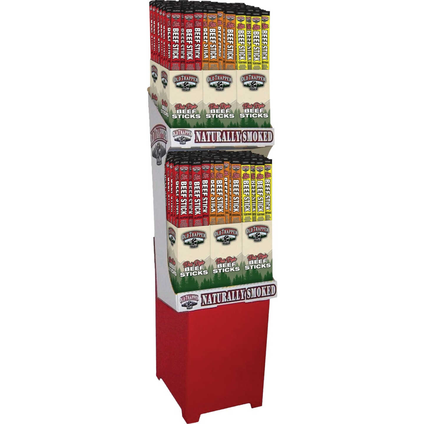Old Trapper 1.75 Oz. Deli Stick Shipper Display (156-Piece) Image 1