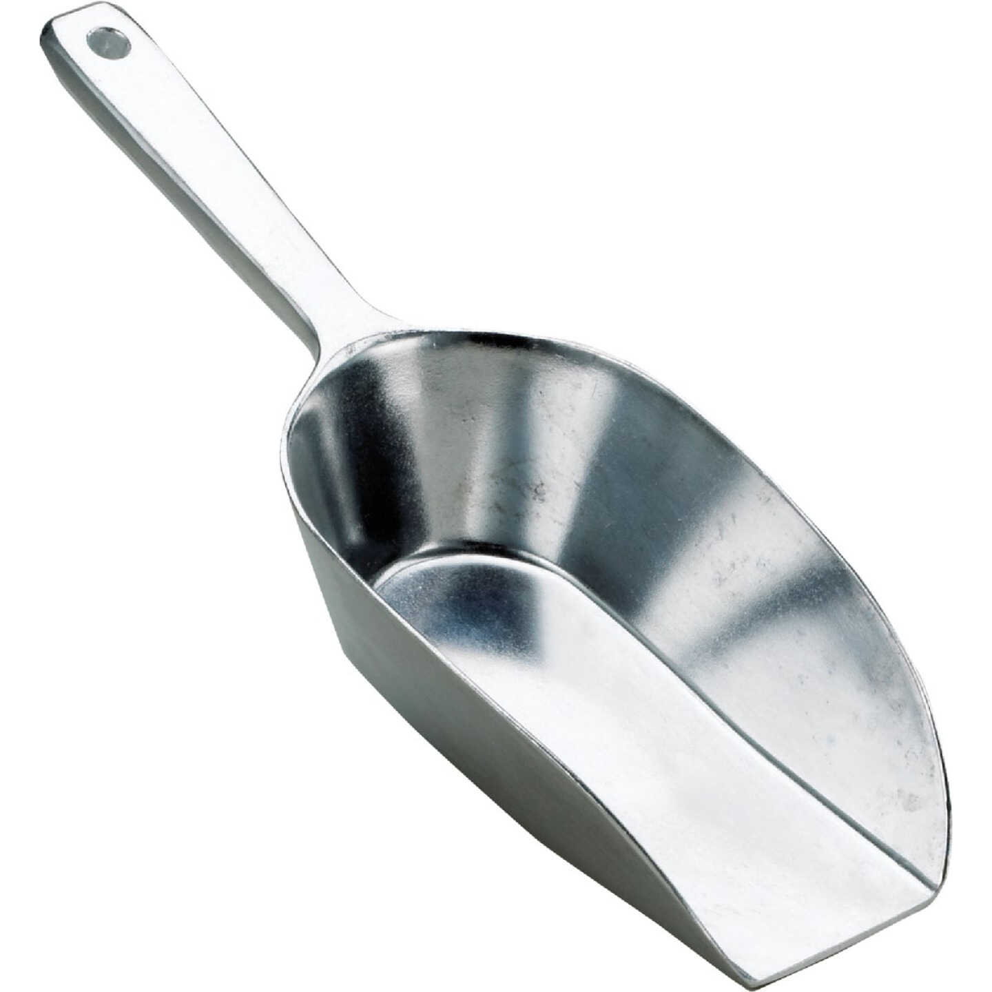 2.4 Oz. Aluminum Flat Bottom Scoop Image 1